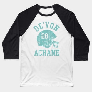 De'Von Achane Miami Helmet Font Baseball T-Shirt